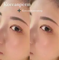 韓国束感まつ毛パーマ➕美眉ワックス🎀ིྀ💭ྀི