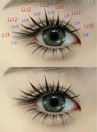 【猫系】中華風ワンホンボリュームラッシュ