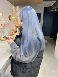 💎【艶ハイトーン】💎ケアブリーチ2回➕高級ケアカラー➕トリートメント