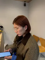 似合わせカット+ブリーチなしダブルカラー+クイックトリートメント(胸下料金+¥1,540)