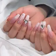 長さ出し10本+持ち込みデザイン🎀シンプル🫧【オフなし】パラジェル使用