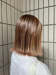 🌼カット+ハイライト+カラー