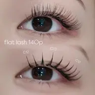 【LED extensions】フラットラッシュ100本💫