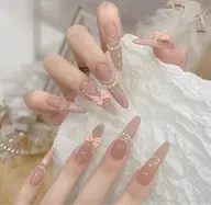 チップ◆十本長さだし★持ち込みデザイン10本パーツつけやり放題 ¥12800