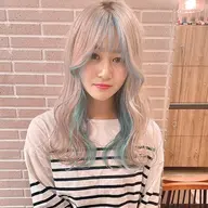 大人の艶感🤍カット+ブリーチ+イルミナカラー+system treatment