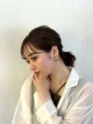 垢抜け🙆‍♀️骨格似合わせ👀💓前髪、顔周りカット✂️