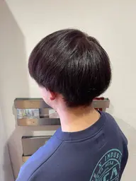 メンズ ブリーチなしワンカラー + milbonトリートメント💎