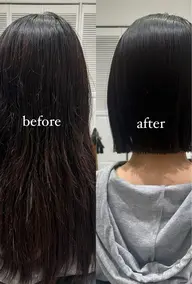 【毎日のセットが楽になる‼️】🌼髪質改善フォルムメイク🌼➕オージュアトリートメント