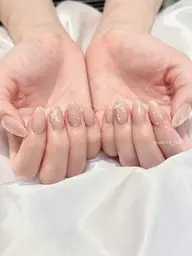 【minimo限定】甘皮ケア付き🥣デザインネイル♡パーツ･デザイン代別途 パラジェル使用