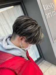 メンズカット＋ハイライト＋フルカラー