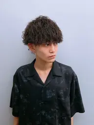 💎当日限定クーポン💎メンズカット＋波巻きスパイラルパーマ＋2stepトリートメント