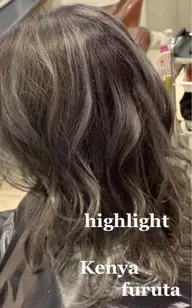 【コントラストハイライト】ケアブリーチ1回+間塗り+オンカラー+TOKIOトリートメント