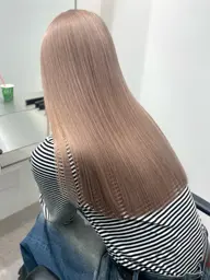 ☁️全頭ブリーチ☁️ブリーチ+カラー+トリートメント