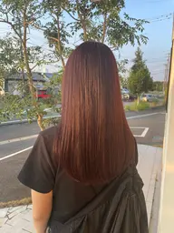 カット💇‍♀️➕ワンカラー（ブリーチなし）🌸➕Aujua 2step トリートメント💖