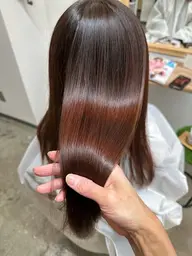 髪質改善ケアカラー+カット+トリートメント