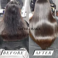 【毎朝が楽になる】スペシャル酸性ストレート+髪質改善