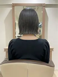 カット（ショートorボブ）＋Sh +ケラチンTr