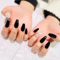 💜オフ込み💜ジェルチップ長さだし🌟2本アート