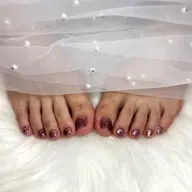 【フット】ワンカラー・ラメグラデーション♢﻿フットバス付き