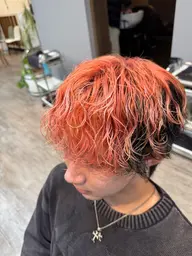 メンズカット+パーマ(ツイスト、スパイラル)