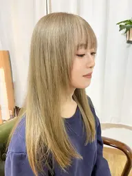 ⚡️【ブリーチリタッチ】Wカラー(リタッチ+ワンカラー)✖️トリートメント💫詳細をご確認下さい🙇