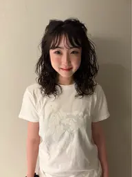 【ラクにおしゃれ感が欲しい方へ⭐️】❤️くるくるパーマ＋似合わせカット❤️30%off‼️¥12320→8,624