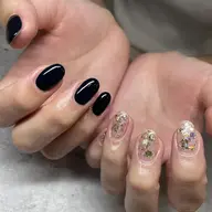 5本art / nuance nail / オフ無/有