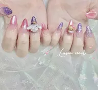 【フィルインオフ付き】ラメグラデーション✨(2色までOK💖)