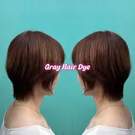 【🪴2.3回目の方はこちら🪴】グレイカラー➕艶トリートメント🧴白髪染め/大人カラー