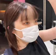 インナーカラーorイヤリングカラー　ブリーチ込み