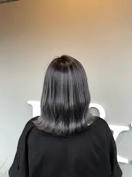 カット&バレイヤージュ'エアタッチ' & トリートメント&マイクロバブル