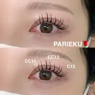 『✔️ミニモ限定✔️』今流行りのパリエク❤️‍🔥パリジェンヌ+LEDフラットラッシュ80本✨