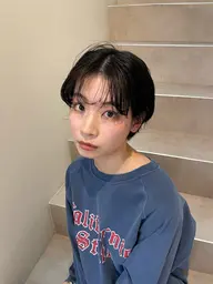 ショートカット＋透明感カラー︎︎🫧◝✩