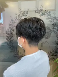 メンズカット＋パーマ