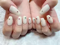 【ジェルオフあり】ワンカラーorグラデーション+スワロ10粒