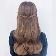 お出かけ前ヘアセット🎀ダウンスタイル、韓国風巻き下ろし、簡単ハーフアップ✨️