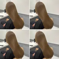 《人気No.1》カット➕ケアカラー➕Aujua3stepトリートメント【髪質改善・艶髪・レイヤー・韓国風・韓国ヘア】