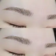 眉毛ワックス🐑眉ワックス+眉メイクまでの施術です！