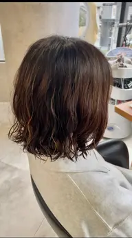 【同時にできちゃう】カット+カラー+パーマ+トリートメント