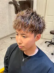 【⚡️メンズセットの時短に⚡️】カット＋パーマ　※ツイスパ可 🦄