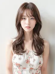 顔まわりカット＋カラー＋トリートメント