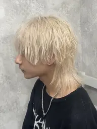 💎メンズ限定💎韓国風似合わせカット付き💫ケアブリーチ＋透明感韓国風カラー＋高保湿トリートメント（ミニモ学割）