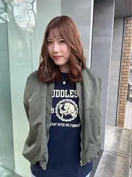 【透明感カラーにしたい方✨🪄】ブリーチ無しWカラー＋似合わせカット＋トリートメント