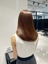 前髪カット+カラー+りんご幹細胞トリートメント🍎