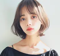 似合わせボブ+美肌カラー