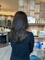 似合わせデザインカット+韓国風コテ巻きデジタルパーマ(トステア配合)