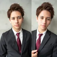 【ビジネスマン】眉カット