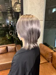 《メンズ限定💙》似合わせカット+ブリーチ込みダブルカラー+選べる𝐀𝐮𝐣𝐮𝐚1stepトリートメント🫧✨