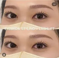 美眉スタイリング&まつ毛パーマ上(パリジェンヌラッシュリフトorラッシュリフト)