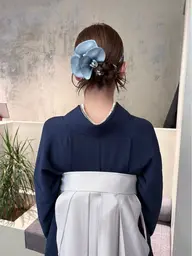 【👸🏻２０２６卒業式👸🏻】お時間のやり取りはメッセージにて✉️袴着付け＋special可愛いヘアアレンジ♡
